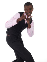 Black African businessman