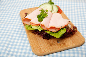 Wurstbrot mit Kassler