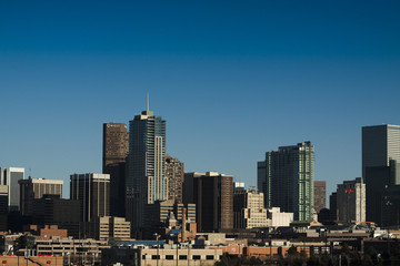 Obraz premium Skyscrapers in Denver, Colorado.