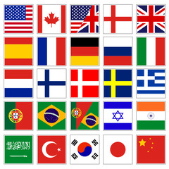 web language icon collection