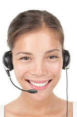 Headset woman