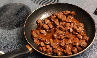 Steak in Skillet