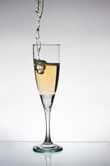 Glass of champange