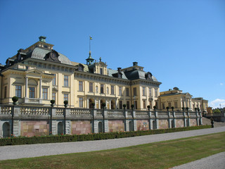 Drottningholm's castle (Sweden, Stockholm)