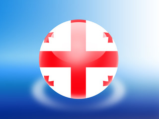 Obraz premium bandeira da Georgia