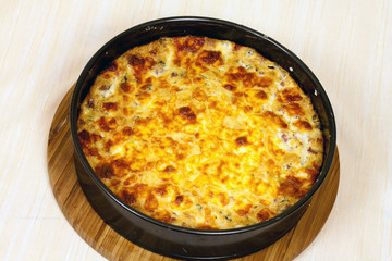 Quiche Lorraine-Zwiebelkuchen,Elsaß