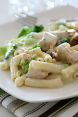 Chicken Pasta with Alfredo Sauce