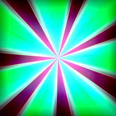 Radial zoom burst