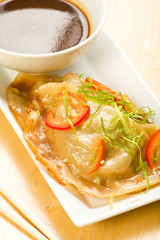 Chinese pork dumplings