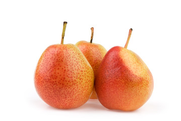 fresh yellow pears