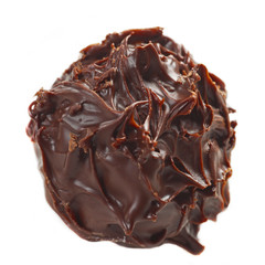 chocolate truffle macro