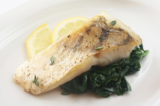 Fish with Spinach