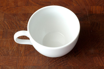 Empty coffee cup