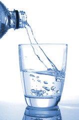 pouring water
