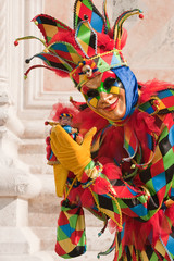 Naklejka premium Carnival in Venice