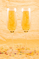 Christmas champagne