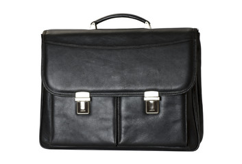 black briefcase