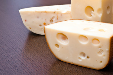 Cheese close-up
