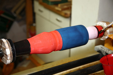 Fototapeta premium Drechseln und Bemalen 3