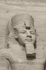 Efigie en Abu Simbel, Egypt