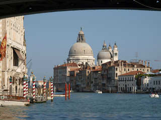 Venice - View of Salute from under Ponte dell'Accademia