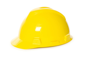 Hard hat isolated on the white background