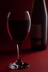 wine and bottle