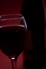 glass of red wine