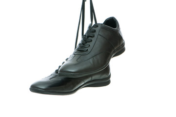 Male shoes isolated on the white background