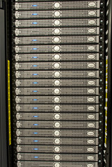 one rack of cumputer cluster