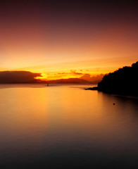 Sunset , photographed in Hong Kong Lamma Island