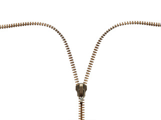 Zipper On White © cosma