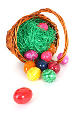 Korb mit Ostereier