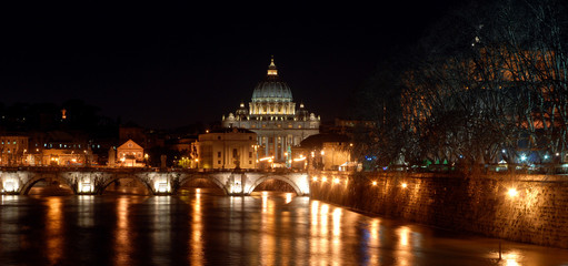 Fototapeta na wymiar Tiber i St Peter 4