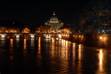 Fototapeta na wymiar Tiber i St Peter 5