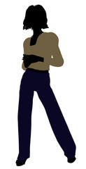 Female Office Illustration Silhouette