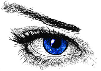 The Dark blue Eye`s