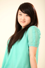 Fototapeta premium Beautiful Young Asian Woman