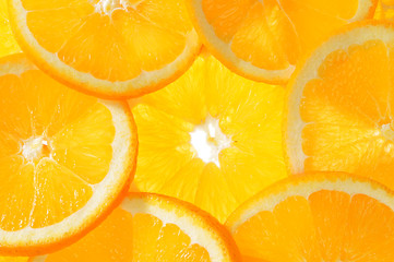 Fresh orange fruits background