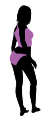 Woman Lingerie Silhouette