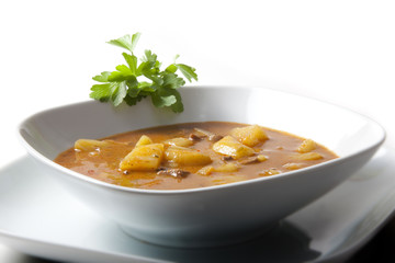 Petersilie mit Gulasch