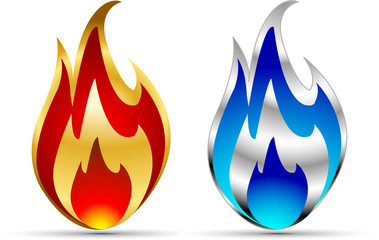 vector flames