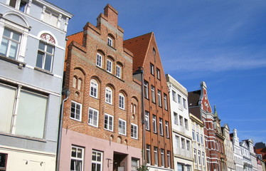 une rue de Lübeck
