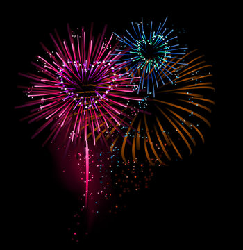 Heart Shaped Fireworks