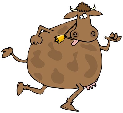 Running Cow