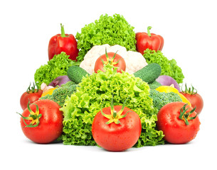 Obraz na płótnie Canvas Assorted fresh vegetables