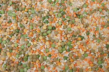 Grain mix background