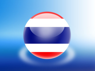 Obraz premium Bandeira da Tailandia