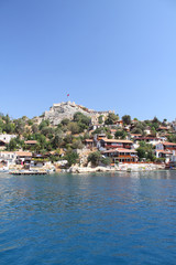 Fototapeta premium Rock and sea in Turkey