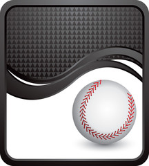 baseball black checkered wave background